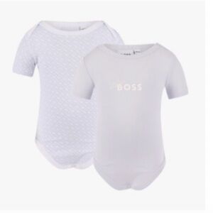 BOSS Two-Pack Organic Cotton Bodysuit